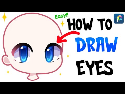 How To Draw Eyes For Beginners (EASY) ✨