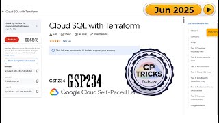 Cloud SQL with Terraform | #GSP234 | #qwiklabs | #arcade