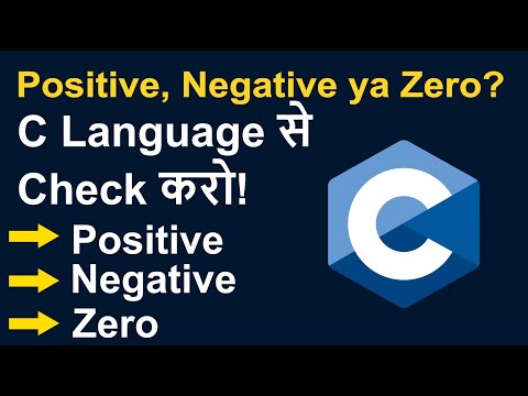 C Program to Check Positive, Negative or Zero | With Soothing Background Music |