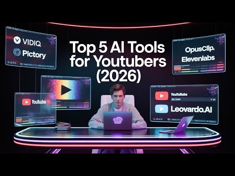 Top 5 AI Tools Every YouTuber Should Be Using in 2026 (Grow Faster with AI!)