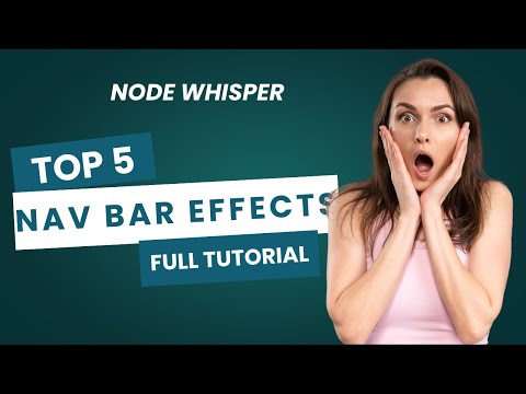 Top 5 Navbar Hover Effects Using Only HTML & CSS 🔥