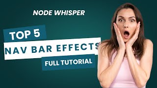 Top 5 Navbar Hover Effects Using Only HTML & CSS 🔥