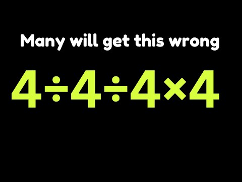 Most People Get This Simple Math Question Wrong!