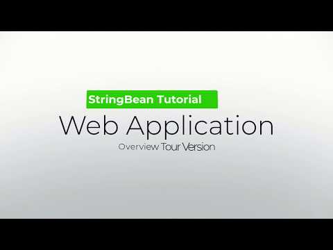 StringBean Web Application Overview