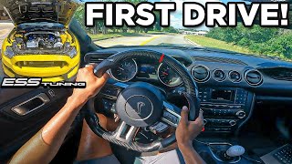 FIRST DRIVE In ESS "G3R" Supercharged Shelby GT350!! *SOUNDS INSANE*