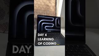 Day 6 LEARNING OF Coding #Dsa#coding#flutter#computer#tech#startup#internship#python #mackbook #air