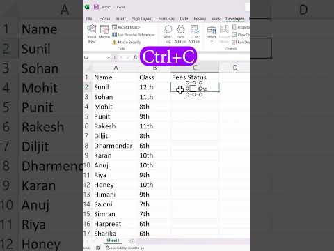 Use this creative trick in MS EXCEL #shorts