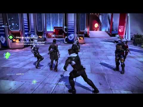 What Destiny's "Social Hub" is like.