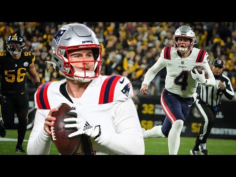 ZAPPE HOUR IS BACK ⚡️⚡️ Bailey Zappe Highlights vs Steelers