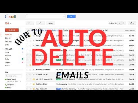 How to auto-delete gmail email ?| #gmailhacks | #gmail #productivity