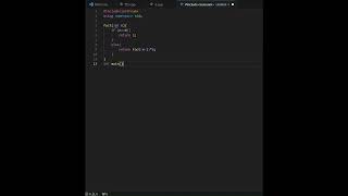 How to find factorial in cpp | factorial with help of recursion | factorial code in cpp