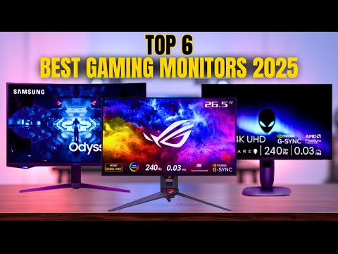 TOP 6 Best Gaming Monitors of 2025 | 4K, 1080p, OLED & Ultrawide Picks for Gamers!