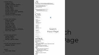 AmsrCode | Search Input Page | HTML, CSS, JS | ASMR | #shorts