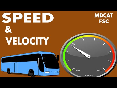 Speed & Velocity MDCAT|fSC Lectures (Better Understnding)