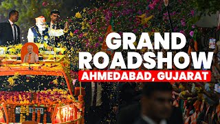 LIVE: Prime Minister Narendra Modi holds grand roadshow in Ahmedabad, Gujarat I BJP