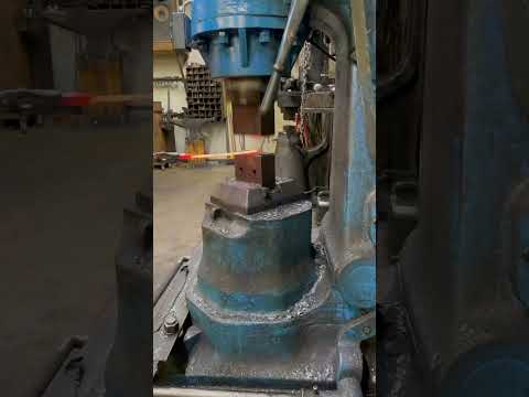 Probably the most fun tool I’ve ever used #powerhammer #engineering #blacksmith #tools #satisfying