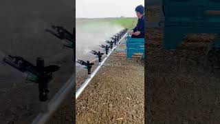 diy sprinkler irrigation system irrigation control #shorts #amazing #handmade #rainfall #crop #field