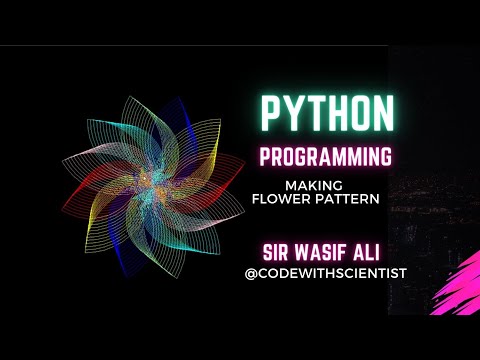 Unleashing the Magic of Flower-Shaped Patterns with Python: A Viral Sensation | #programming #viral