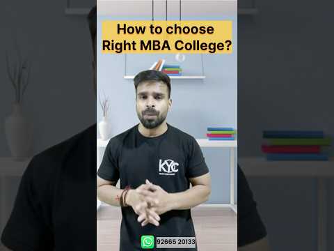 Choosing right MBA can be a cumbersome process!