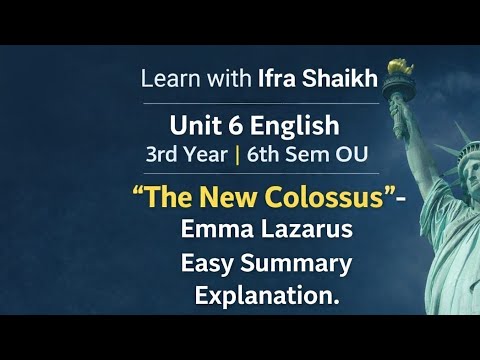 The New Colossus  Summary