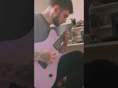 monuments - cardinal red intro riff #djent #guitar #guitarcover #metal #metalcore #monuments