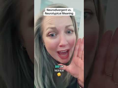 The difference between the neurotypical and neurodivergent brain. #neurodivergent #neurotypical