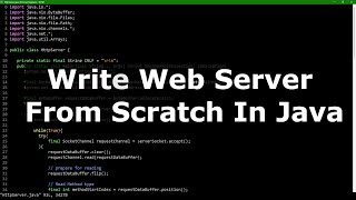 Write a http 1.1 web server from scratch in java #java23 #http #devlog #JavaProjects