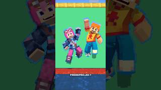 Hole in The Wall Challenge!😍🩷 - Minecraft Animation #shorts