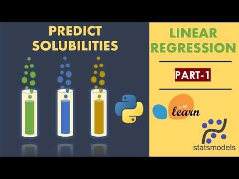Predicting Organic Solubilities Made Easy with Statsmodels and Scikit-learn - Part1