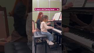 5 years old Czerny lover 🎶👧🏻 #musicalkids #piano #kidmusician #pianomusic