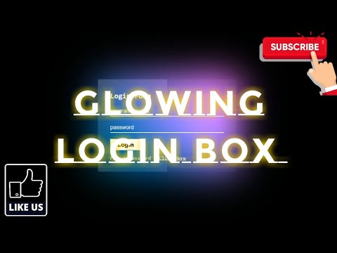 Glowing Login Box | HTML + CSS | Programming Adventure