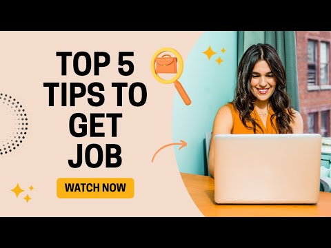 Top 5 Tips to Get a Job Fast | Job Hunting Strategies for Freshers & Experienced | Career Tips