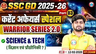 SSC GD Current Affairs Class 2026 | Science & Tech | Current Affairs for SSC GD by Aadarsh Sir