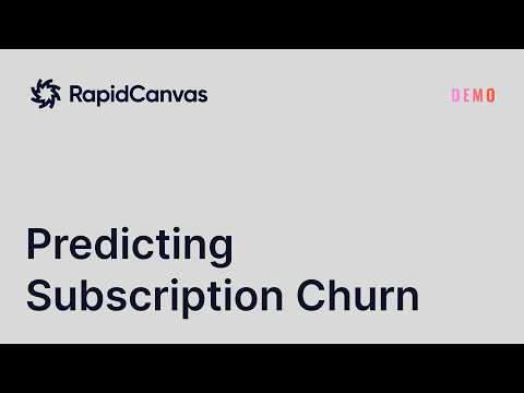How to predict subscription churn with AI