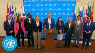 Women, Peace and Security - Joint Security Council Media Stakeout | United Nations