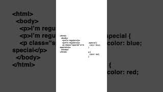 Specificity in Styling || CSS || Web Development ||Coding Mentor #coding #learntocode #css #shorts