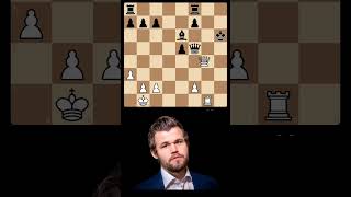 What a Knight Sacrifice Of Magnus !!  😱😱 #chessvideoplus #chess #magnuscarlsen
