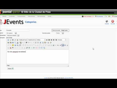 VideoTutorial JEvents