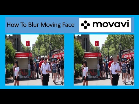 How To Blur Moving Face In Video | How To Blur Video #movavi #videoediting #filmora #tranding