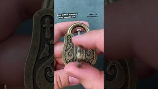 A beautiful puzzle lock to trick your friends #shorts  #puzzlemaster #puzzlesolving