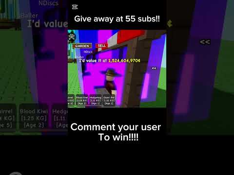 Nobody commented their user on my last #giveaway . #shorts #growagarden #roblox