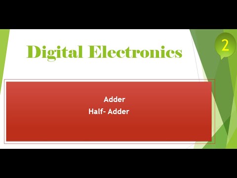 Half  Adder 1
