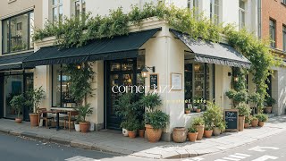 Beautiful Corner Coffee House | Bossa Nova Jazz & Peaceful Atmosphere for Focus, Work and Relax