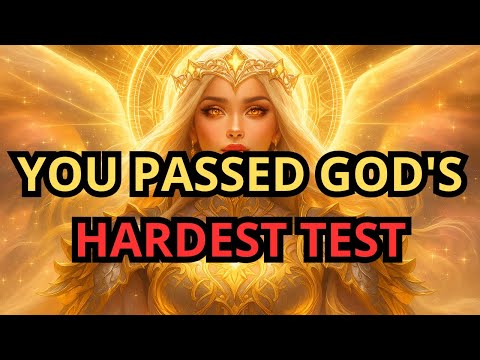 CHOSEN ONE, GOD GAVE YOU THE HARDEST TEST OF ALL — AND YOU PASSED THE RIGHT WAY
