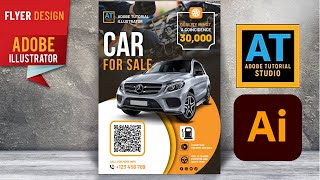 How To Design Car Flyer  Illustrator Tutorial 2025 | Adobe Tutorial