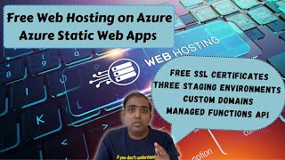 Free Web Hosting on Azure - Static Web Apps | Free SSL, Custom Domain, Managed APIs #azure