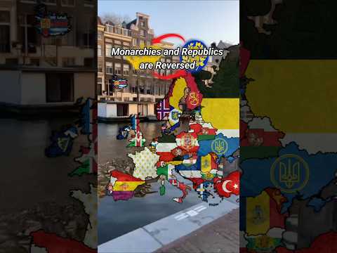 Europe but Monarchies and Republics are Reversed. #europe #republic #monarchy #reverse #mapping