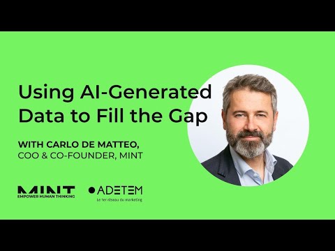 Using AI-Generated data to fill the gap | MINT at Adetem
