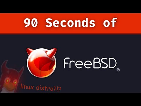 FreeBSD in 90sec. (& Relation w Linux)