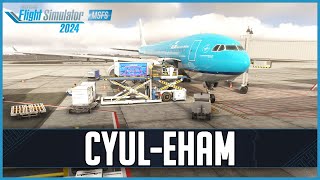 iniBuilds A330 for MSFS2024 | Real World KLM OPS | Montreal - Amsterdam | *LONGHAUL* | VATSIM